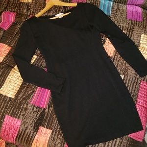 Black long sleeve h&m short dress
